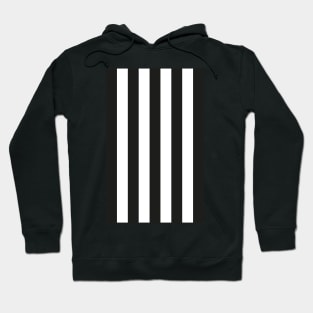 Black & White Stripes Hoodie